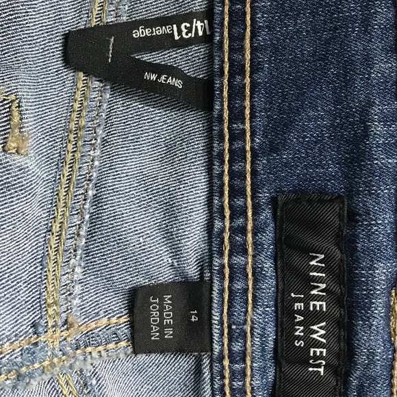 Nine West Jean Shorts Size 14/31 - Picture 3 of 6